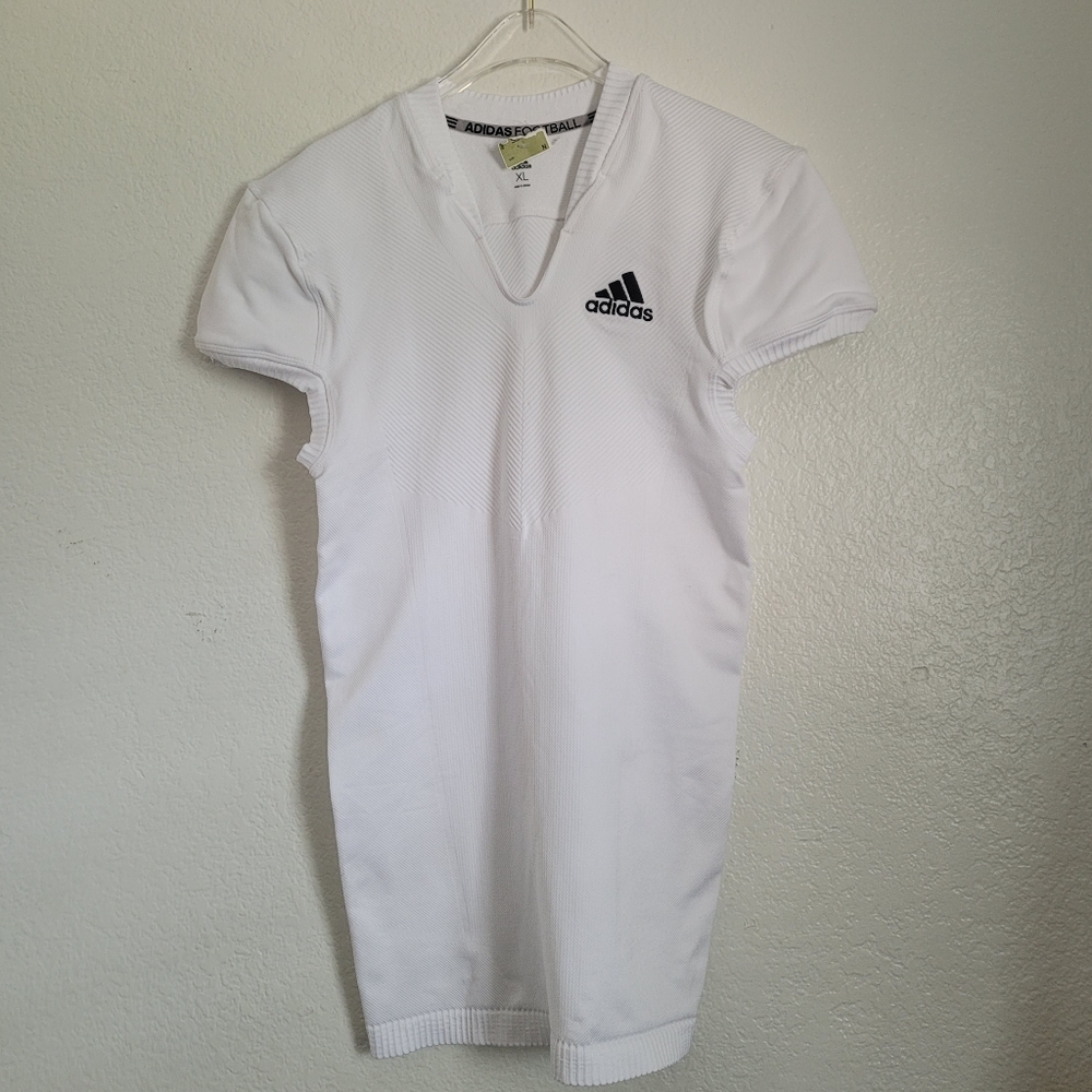 NWT 2 Adidas Football White & Green Techfit Primeknit Climacool Jersey Men’s  XL - Picture 7 of 10